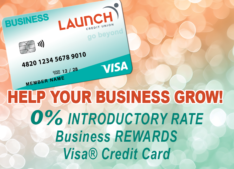 Help Your Business Grow With a 0% APR* Introductory Rate Business REWARDS Visa® Credit Card
