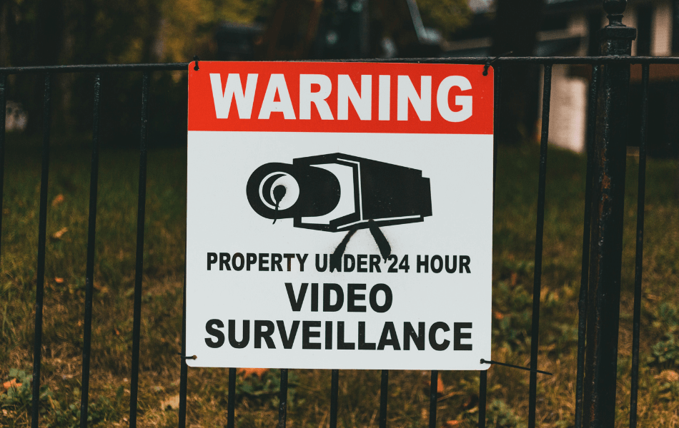 Surveillance sign