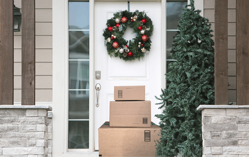 packages at doorstep