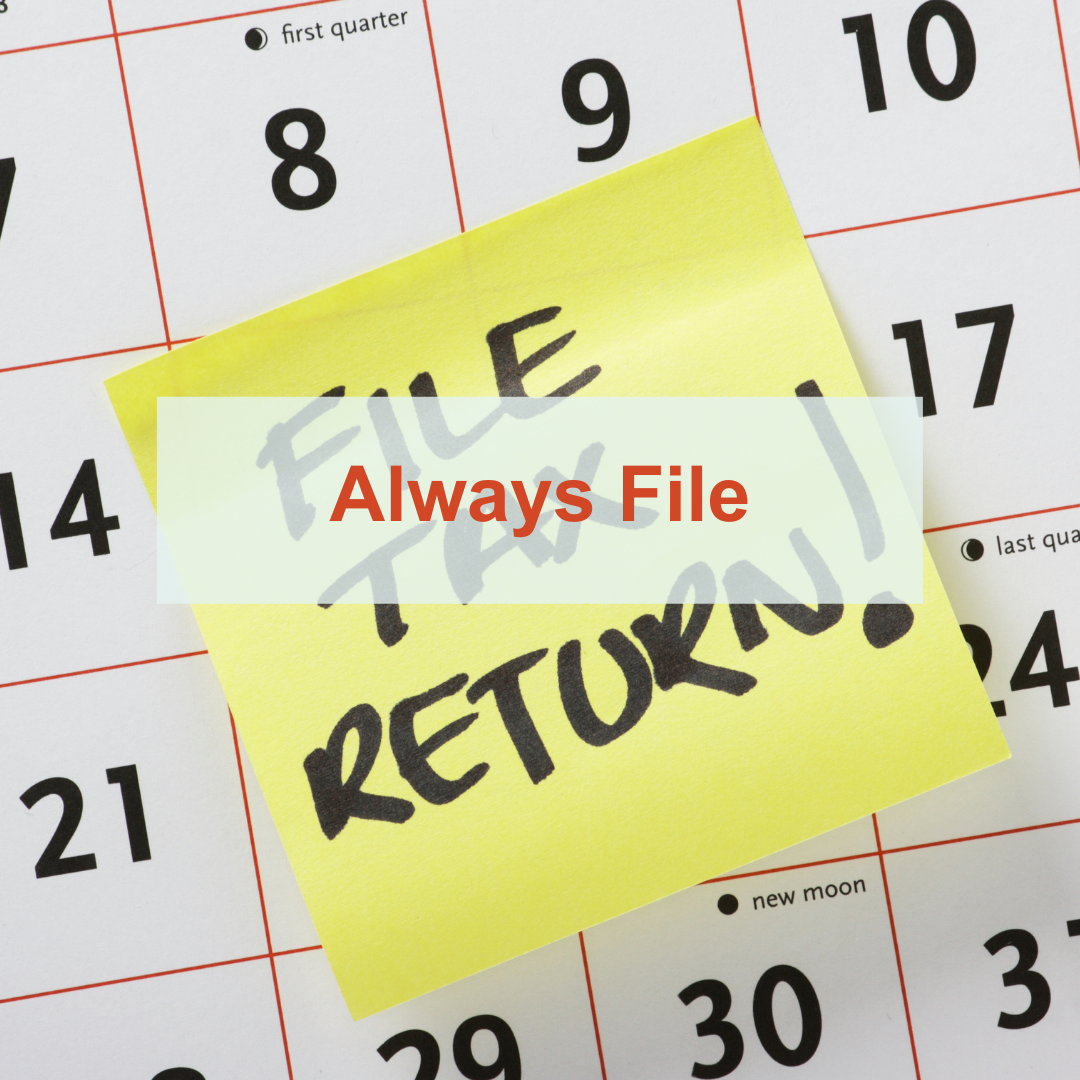 Always file text over a calendar
