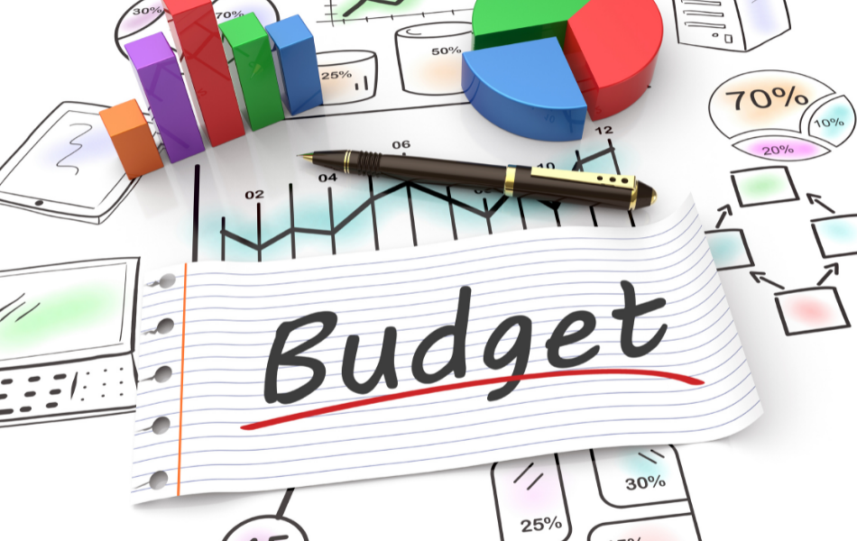 Create a budget - spread sheets and graphs to build a budget with