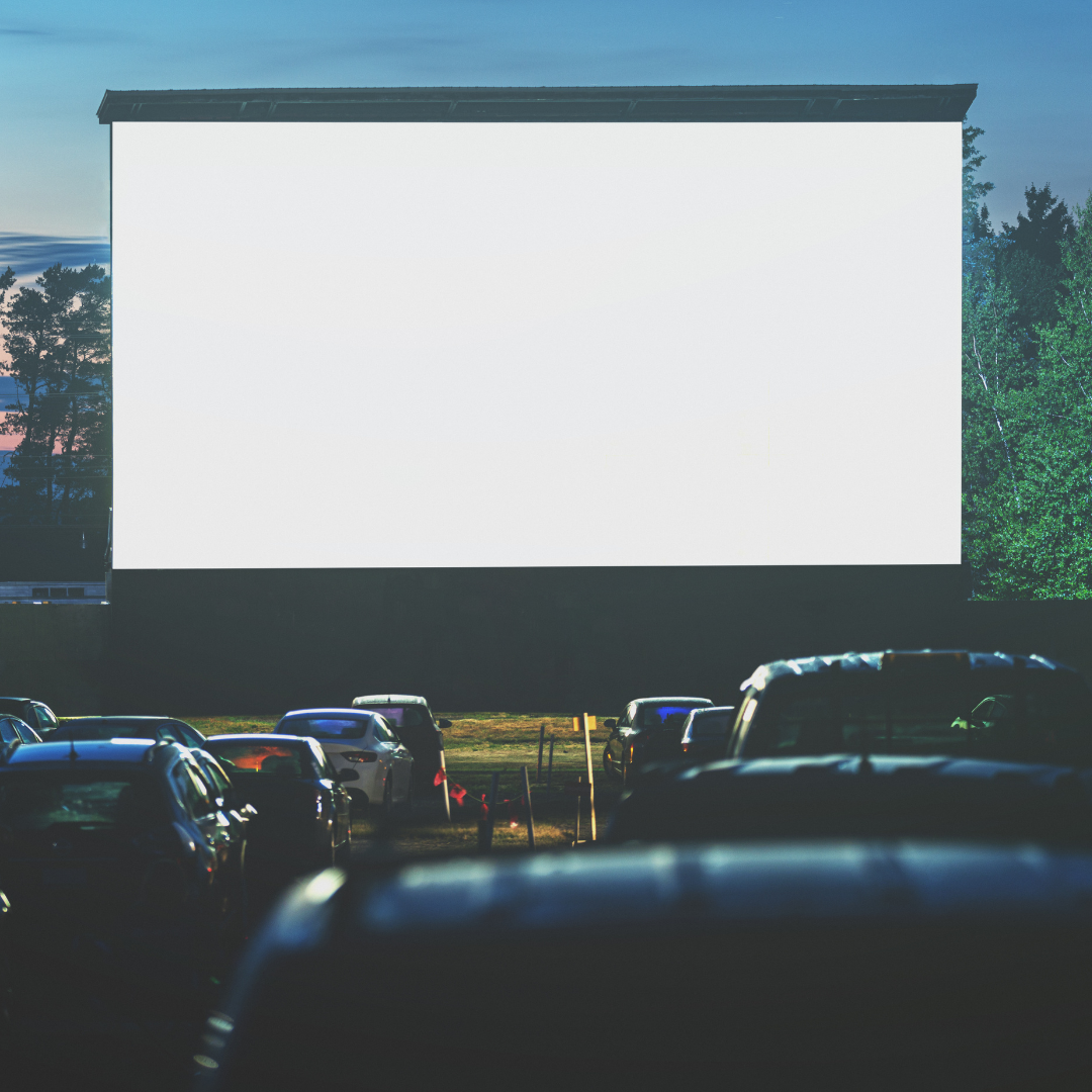 drive in movie screen