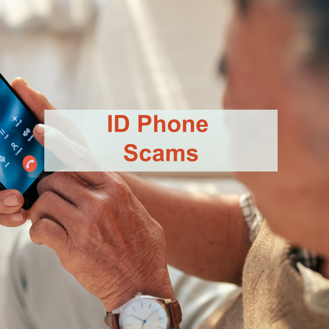 Person Holding iPhone- 'ID Phone Scams'