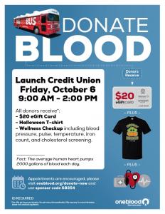 Blood Drive Flyer