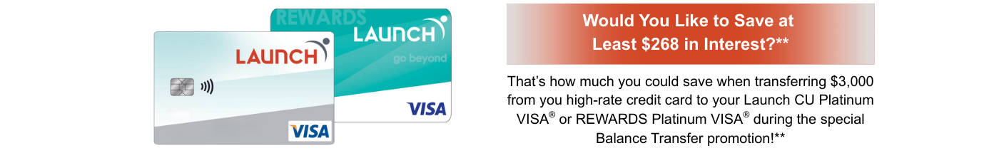 Would you like to save at least $268 in interest?**