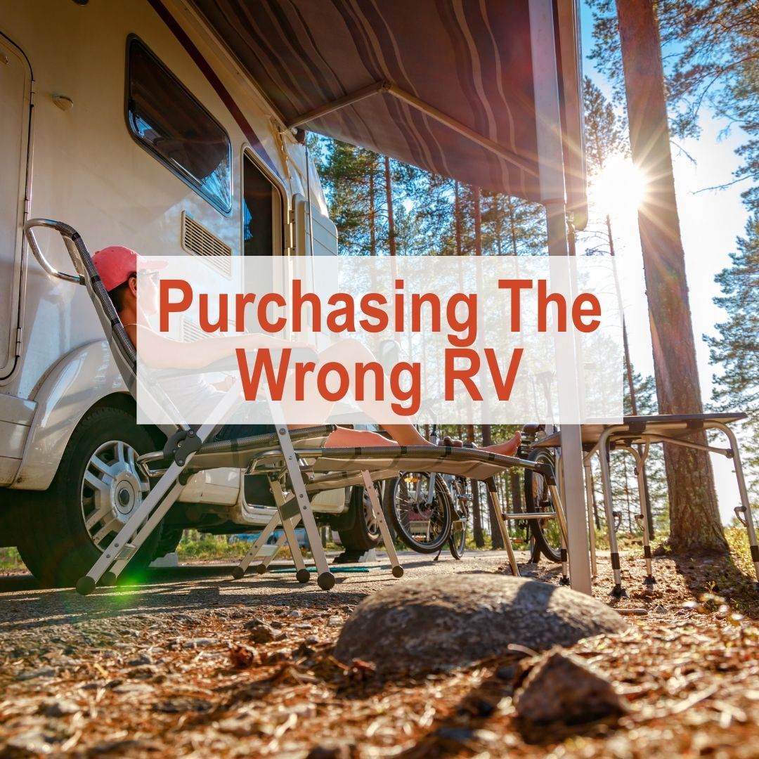 someone sitting on chair outside rv | Purchasing the wrong rv